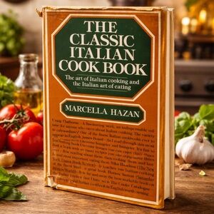 The Classic Italian Cook Book By Marcella Hazan 1978 Knopf 7th Printing Rare